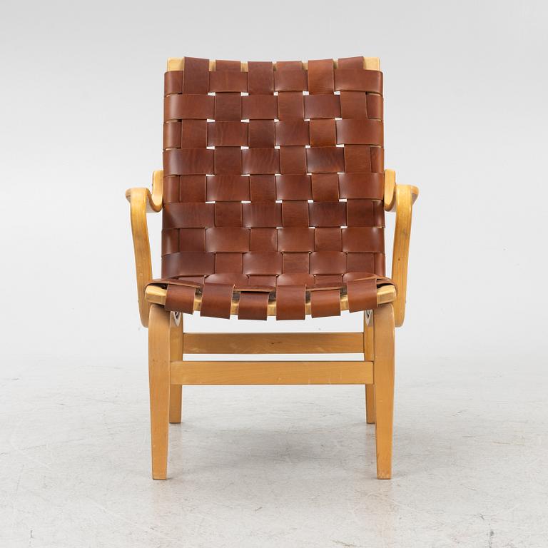 Bruno Mathsson, a beech wood  'Eva' easy chair from Firma Karl Mathsson 1971.