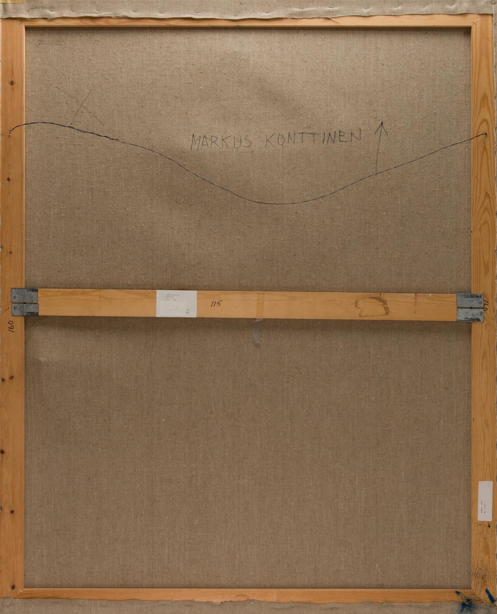 MARKUS KONTTINEN, oil on canvas, a tergo signed.