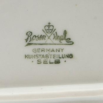 Figurines 3 pcs Rosenthal blue M Hunchkhe Germany mid-20th century porcelain.