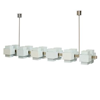 17. Hans-Agne Jakobsson, a "Selectra 769/12", ceiling lamp, Markaryd AB, Sweden 1960-70's.