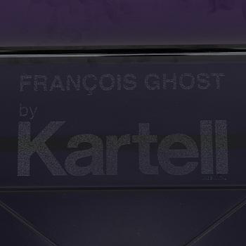 Kartell, Philippe Starck, two "La Marie" chairs and a "Francois Ghost" mirror, Italy.