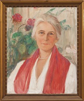 ANNA ÖDMAN, olja på duk, signerad och daterad 1927.