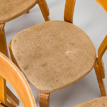Alvar Aalto, A set of five 'model 69' chairs, for O.Y. Huonekalu- ja Rakennustyötehdas A.B. 1940s.