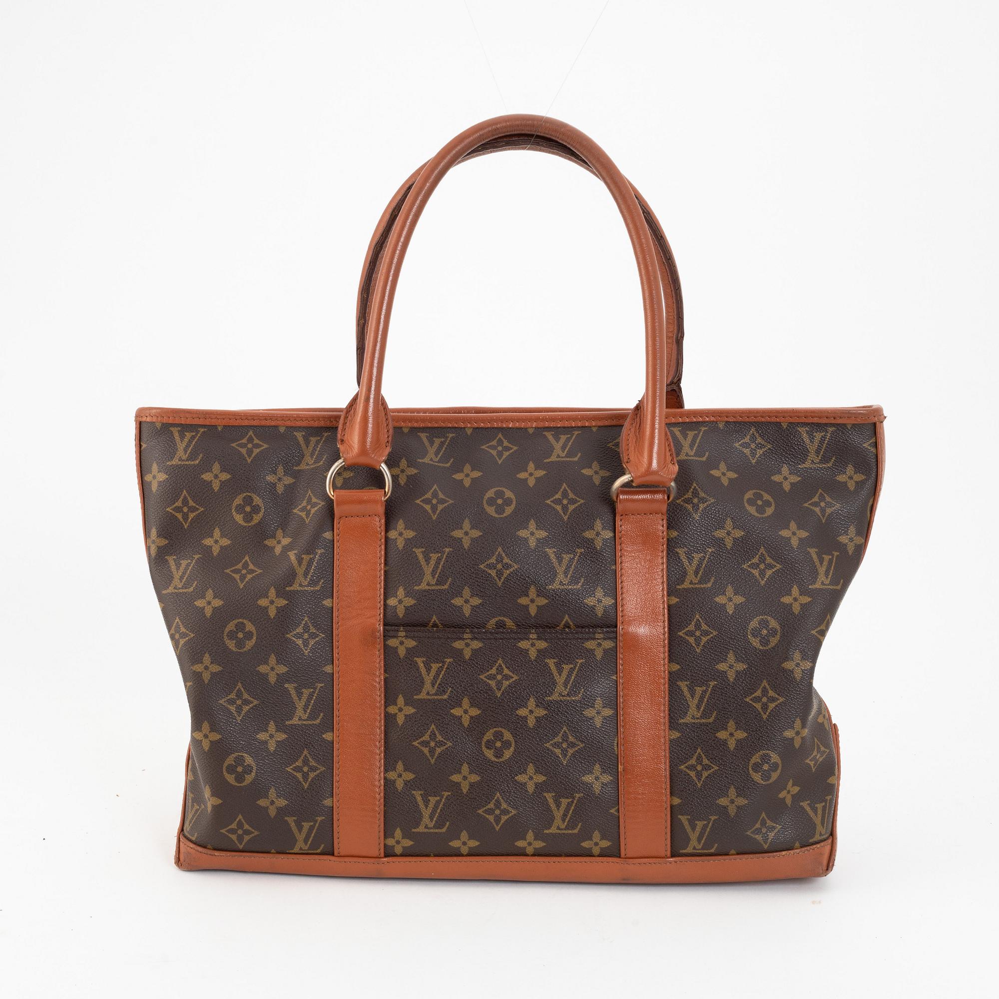 Louis Vuitton, a monogram canvas tote bag, 1970's.