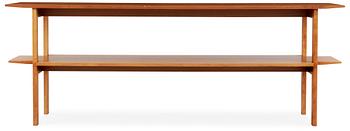 323. A Josef Frank mahogany library table, Svenskt Tenn, model 648.