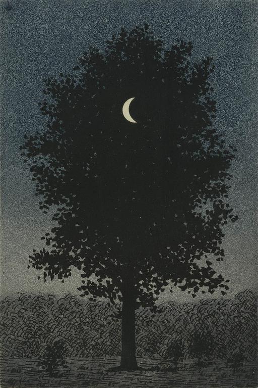 René Magritte, after, "Le 16 Septembre", plate II for “Signe de survie au Temps d’Amoure” by G. Rosey.