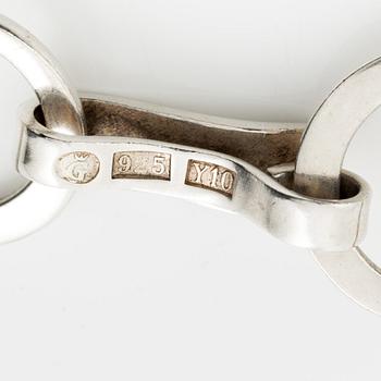 Sven-Erik Högberg, a necklace, sterling silver, Gothenburg 1961.