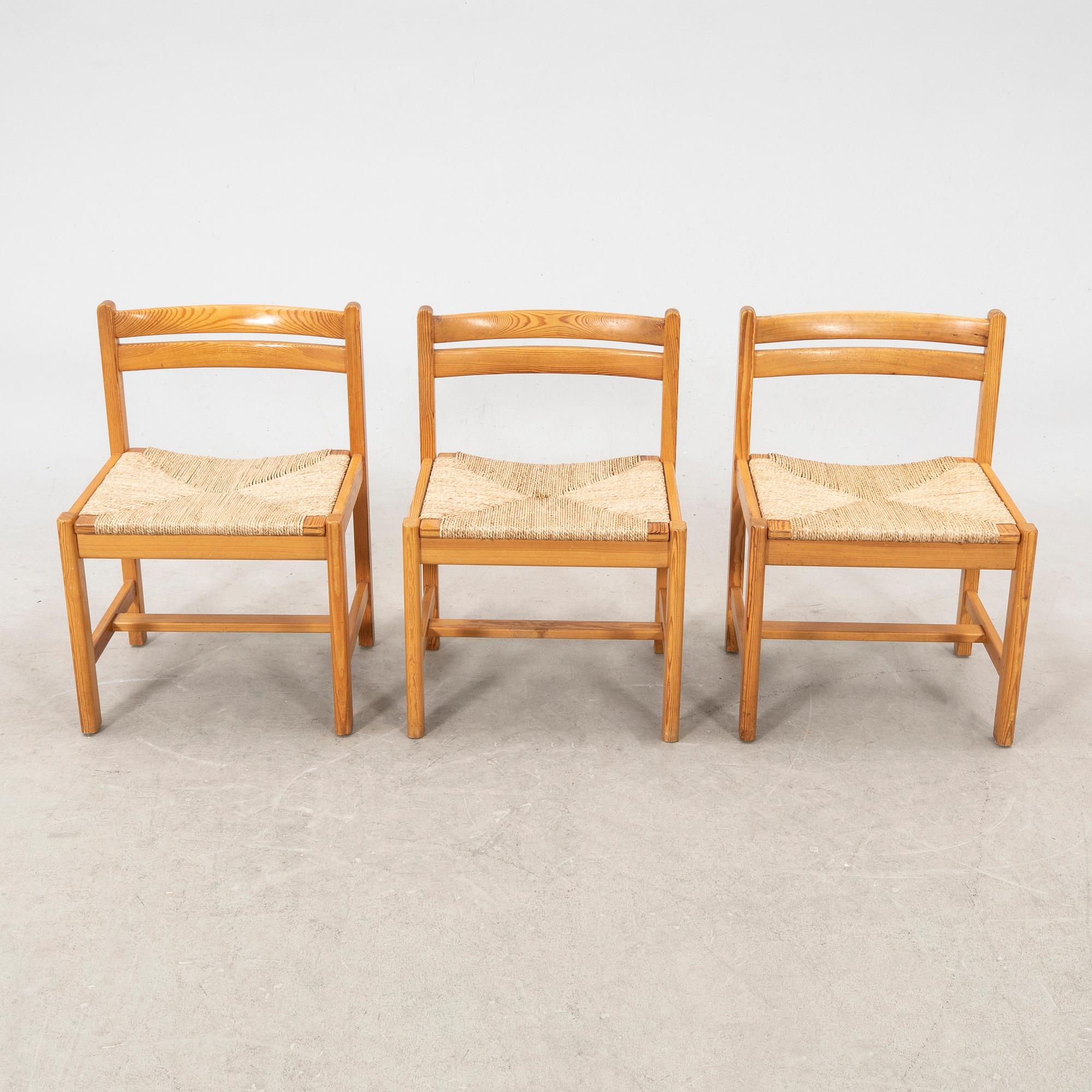 Børge Mogensen, "Asserbo", karmstolar, 6 st, Karl Andersson och Söner, 1900-talets andra hälft.