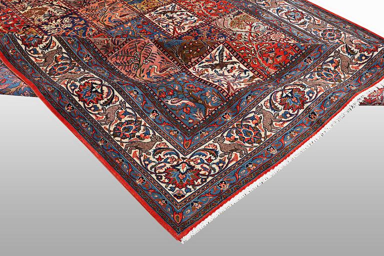 A carpet, Qum, ca 336 x 248 cm.