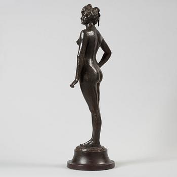 Carl Milles, Woman model with hair up.