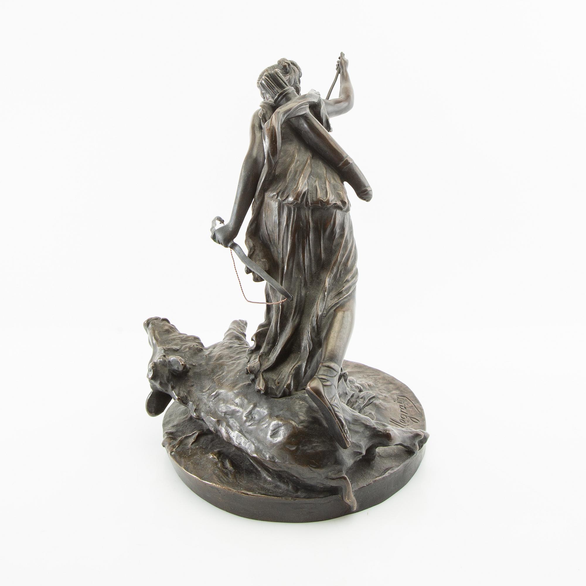 Christophe Gabriel Allegrain, efter Diana med vildsvin.