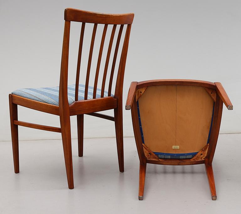 MATSALSMÖBEL, 7 delar, "Herrgården", Carl Malmsten, Bodafors, 1950-tal.
