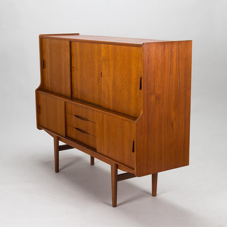 A Danish 1950s-60s cabinet with bar compartment.
