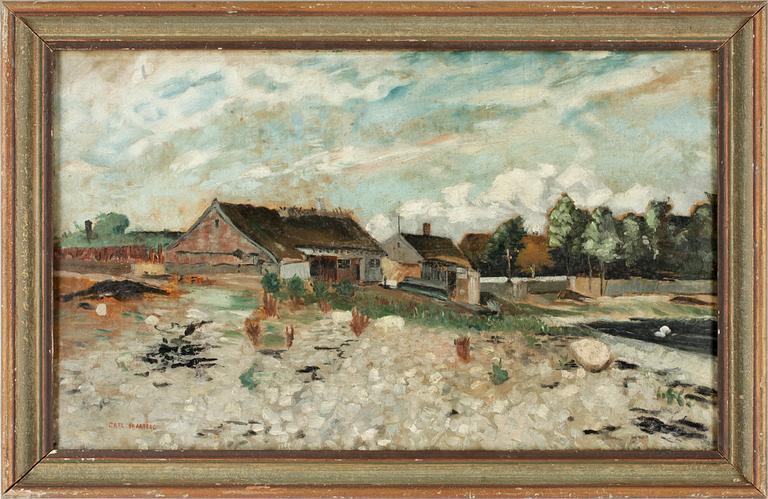 CARL SKÅNBERG, olja på duk, sign.