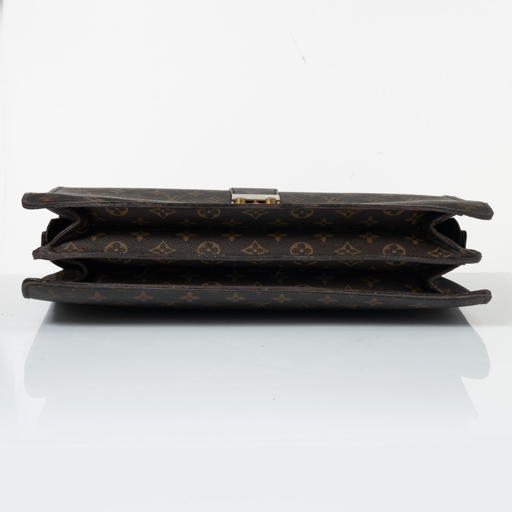 Louis Vuitton, briefcase, "Serviette Fermoir", vintage.