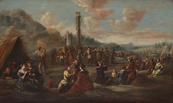 Jacob Willemsz. De Wet Attributed to, The adoration of the golden calf.