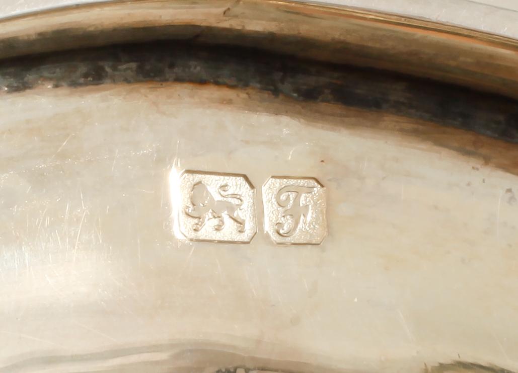 SERVISDELAR, 4 st, silver, George Nathan & Ridley Hayes, Chester, England, 1906, vikt 1780 gram.