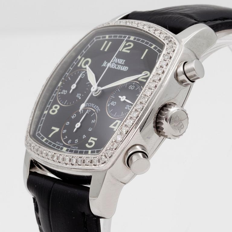 DANIEL JEANRICHARD, TV-Screen, chronograph, wristwatch, 35 x 37 (46) mm,