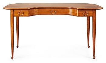 476. A Josef Frank mahogany desk, model 991, by Svenskt Tenn.