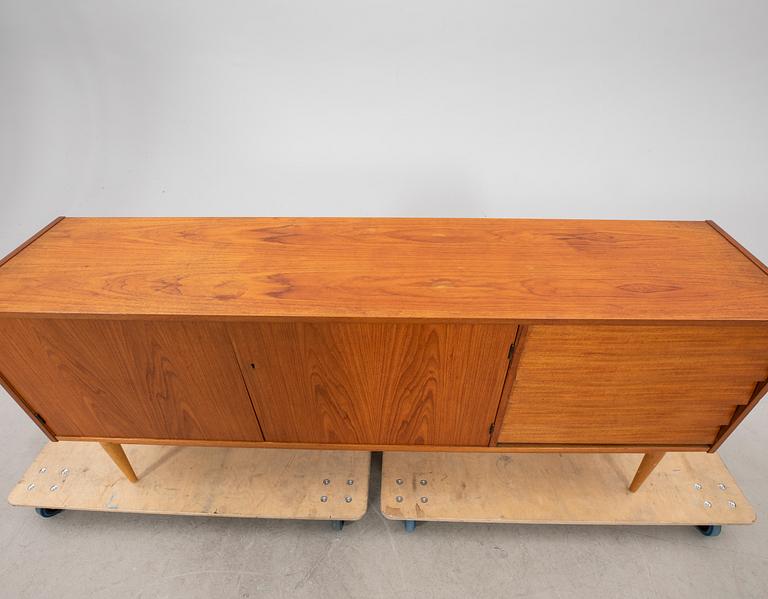 A 1960s teak sideboard.