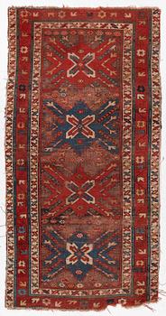 Matta, Kazak, antik, ca 208 x 105 cm.