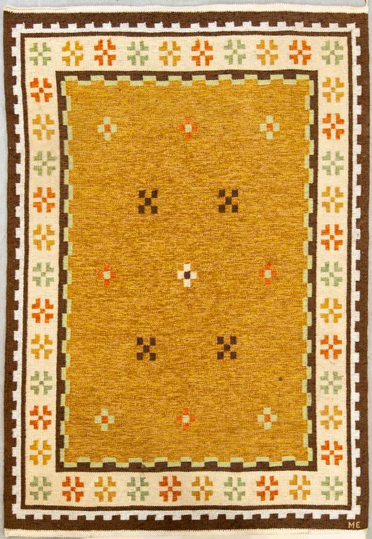Matta rölakan 1900-talets mitt signerad ME ca 245 x 169 cm.