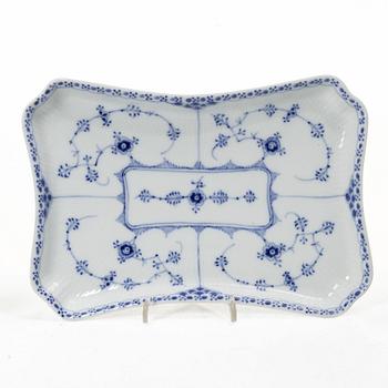 Royal Copenhagen, A 22 piece tea set, half laced and fukll laced, "Musselmalet", Denmark.