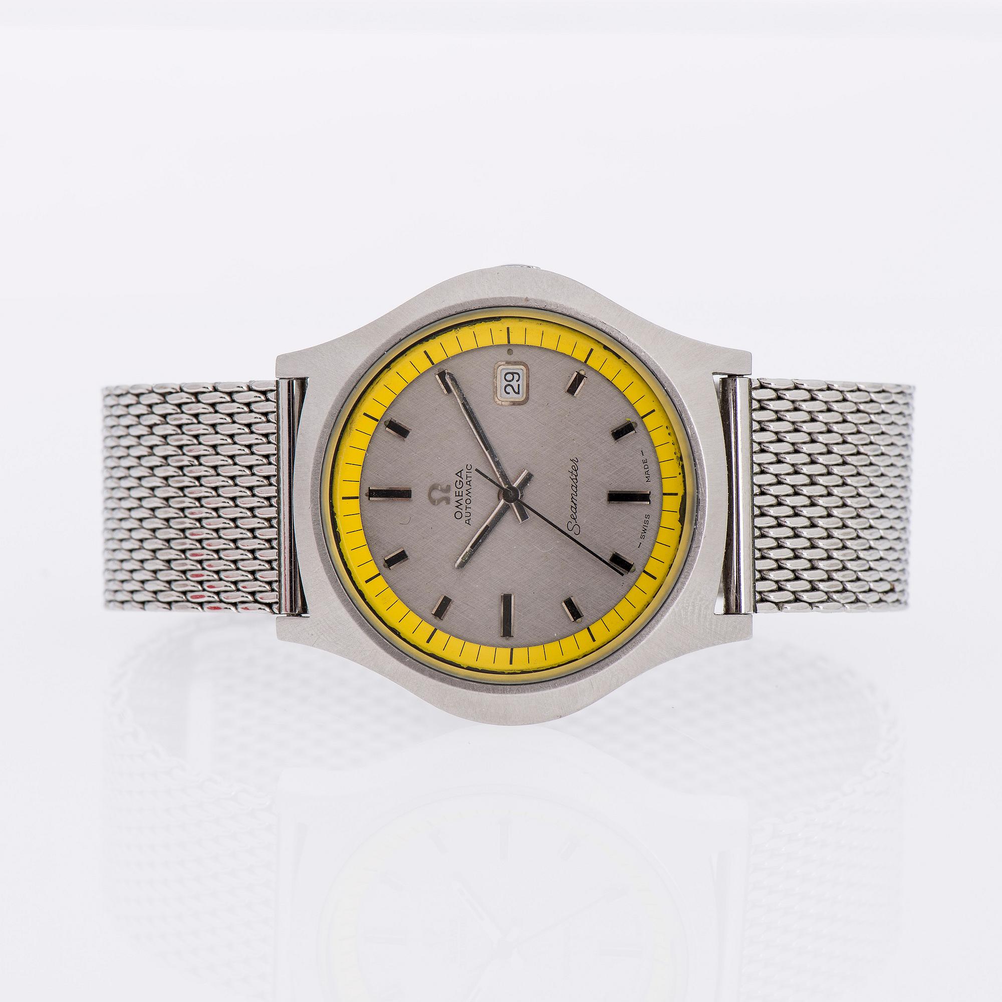 OMEGA SEAMASTER, automaatti, teräs. 1970-luvun alku.