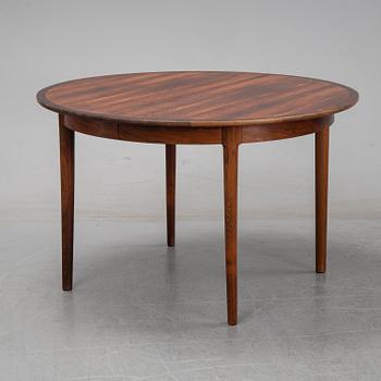 A seven-piece rosewood dining suite, 1960's/70's.