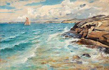 Johan Ericson, Coastal scene from Marstrand.