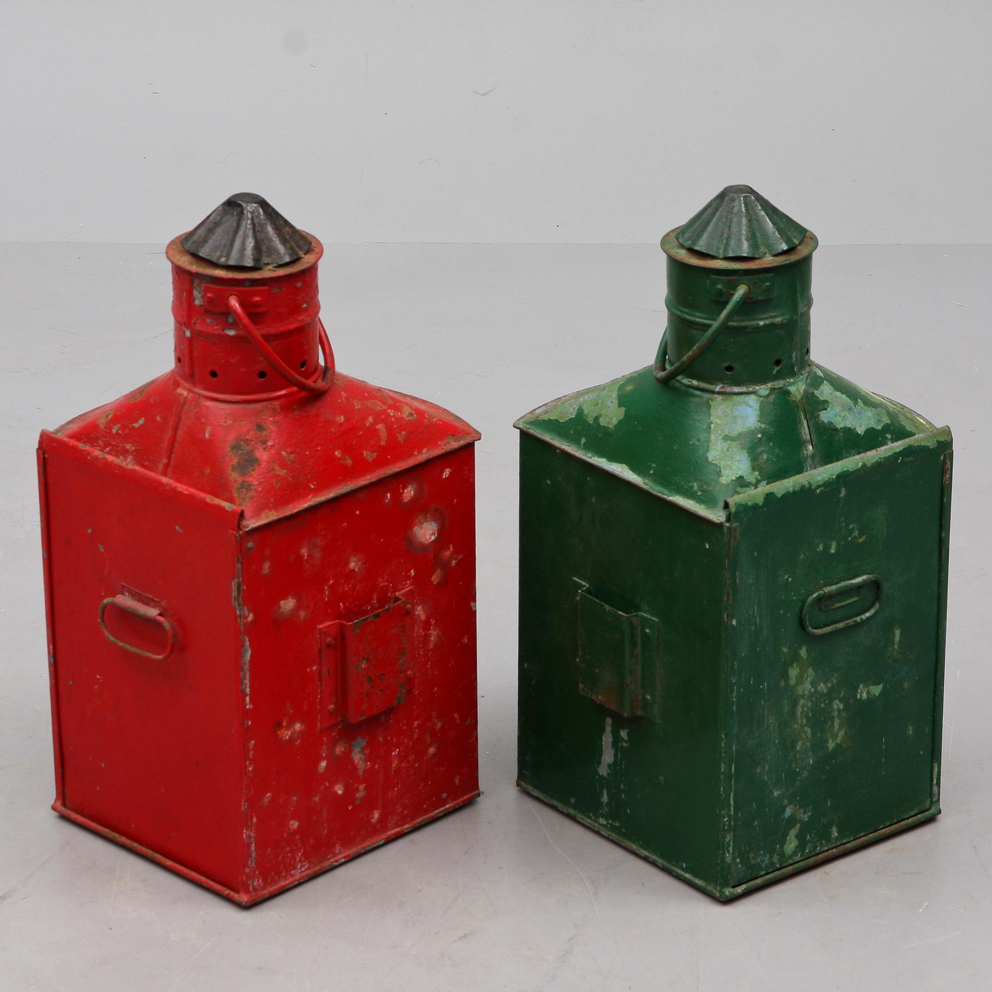 LANTERNOR, ett par, 18/1900-tal.