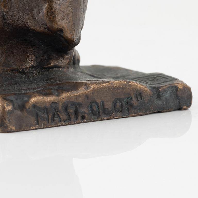 Bror Marklund, sculpture, signed,bronze, height 23 cm.
