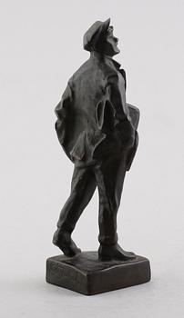 OTTO JAHRL, brons, signerad och daterad 1912, gjutare Otto Meyer Eftr.