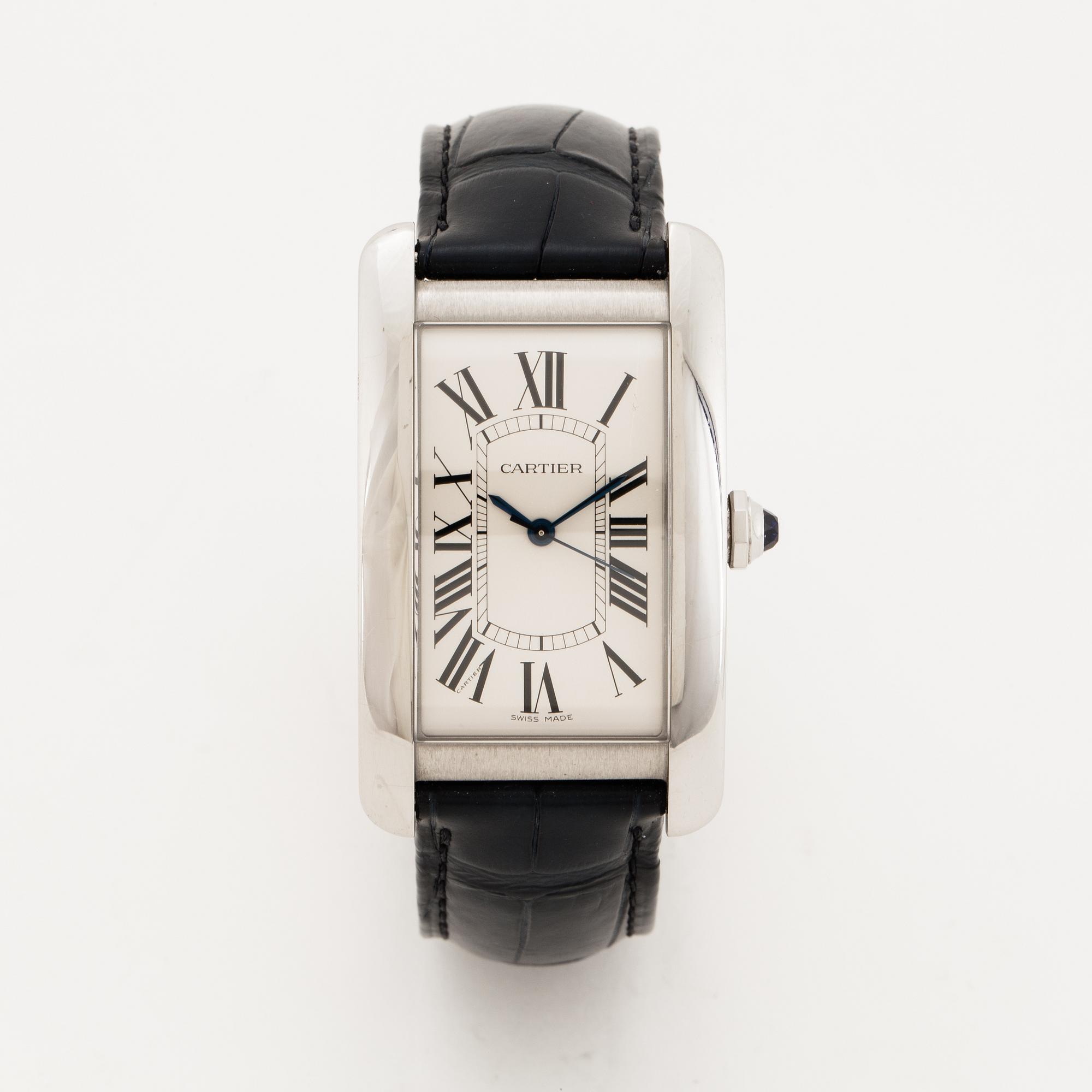 Cartier, Tank Américaine,  armbandsur, 26 x 45 mm.