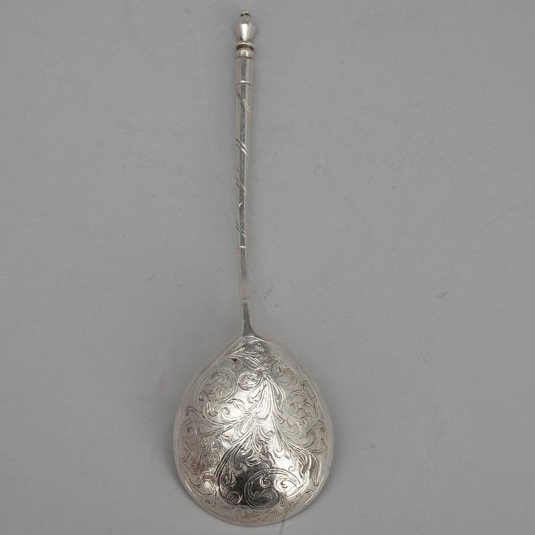 SYLTSKED, silver, Moskva 1800-talets slut. Vikt 54,4 g.