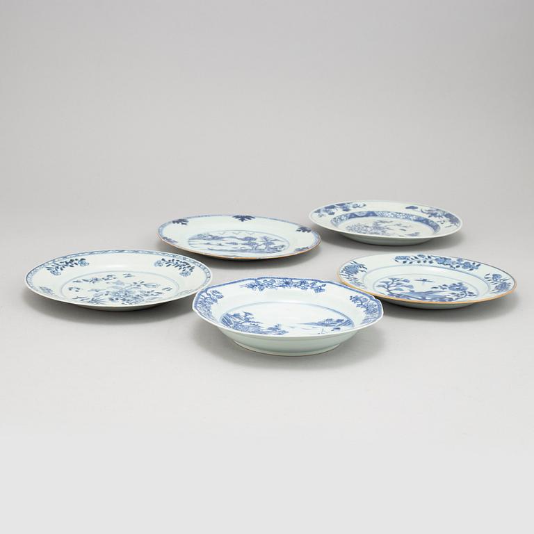 A group of Chinese porcelain, Qing dynasty, Qianlong (1736-1795).