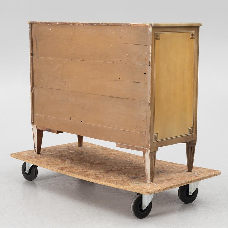 Byrå, gustaviansk stil, 1800-talets andra hälft.