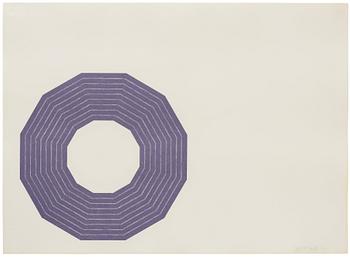 386. Frank Stella, "Kay Bearman" ur "Purple Series".