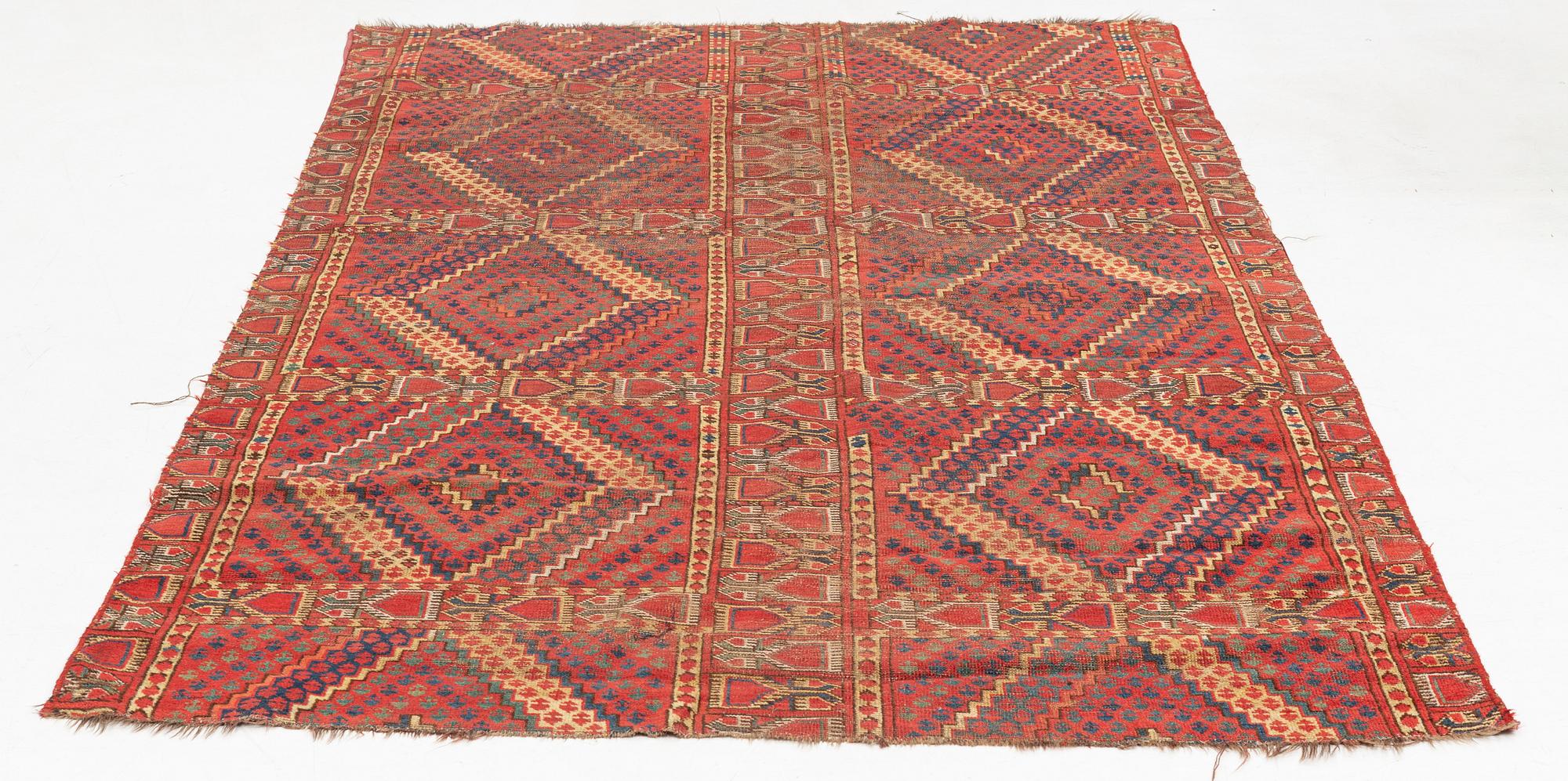 Matta, antik Beshir/Ersari, ca 284 x 163 cm.