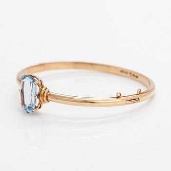 Armband, 14K guld, syntetisk spinell. Westerback, Helsinkgfors 1940.