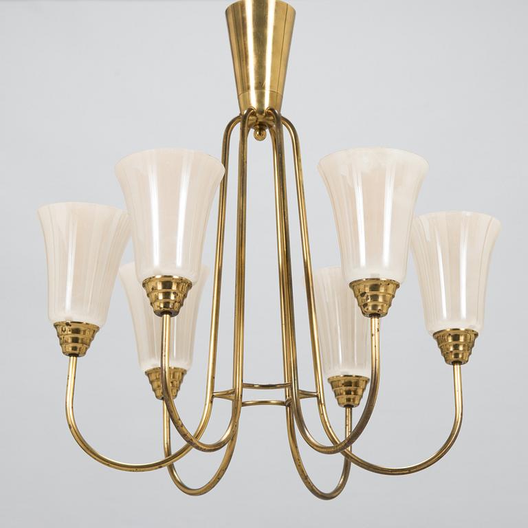 A mid-20th century 'ER 68/6' chandelier for Itsu.