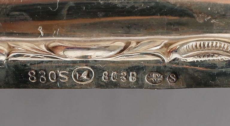 LJUSSTAKAR, 1 par, silver.