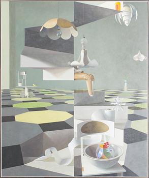DAVID DENBY. Olja på duk, signerad o daterad 1975.