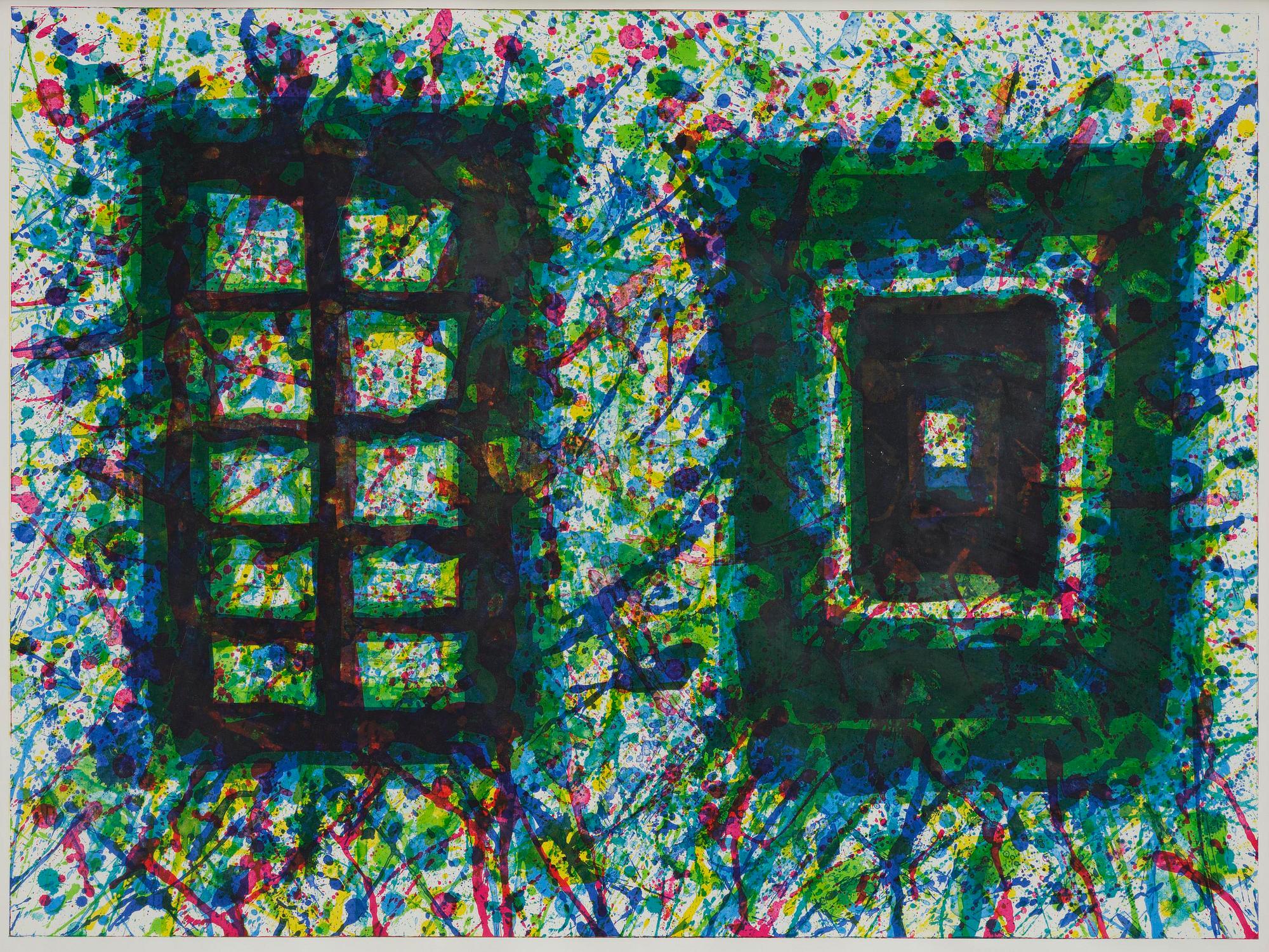 Sam Francis, “Concert Hall, Set III”.