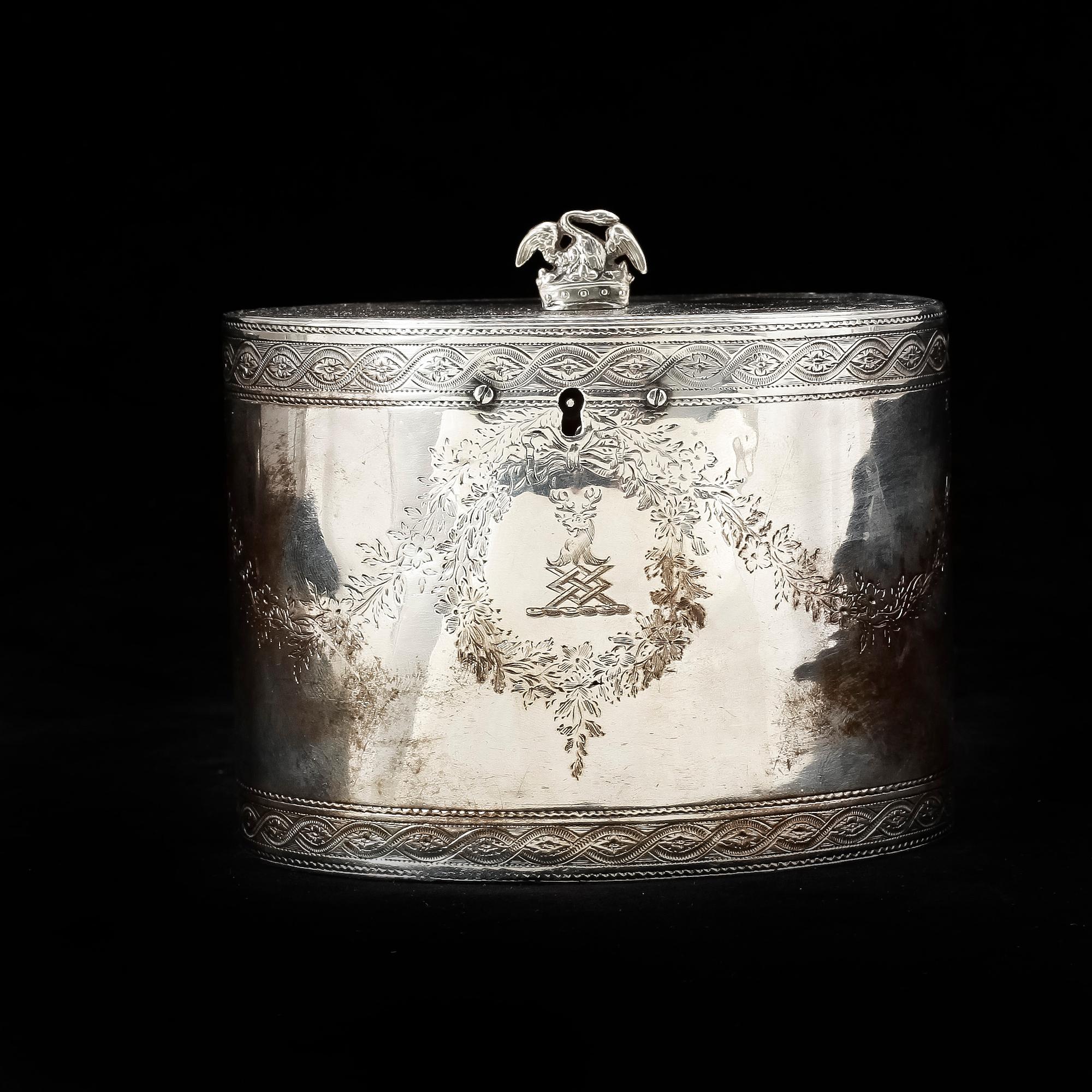 TEDOSA, silver, London, 1700-tal. Tot ca 260 gram.