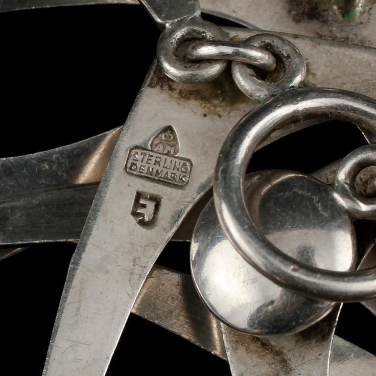 COLLIER, sterlingsilver, Anton Michelsen, Köpenhamn. Vikt 94 g.