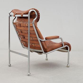 FÅTÖLJ, troligtvis modell "Carlo", Arne Norell, troligen tidigt 1970-tal.