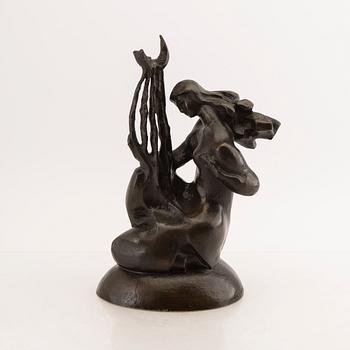 Mikko Koppali,  a signd and dated 94 bronze sculpture.