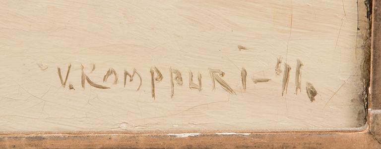 VÄINÖ KAMPPURI, oil on canvas, signed and dated -41.