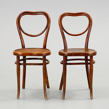 STOLAR, 2 st, Thonet, Wien, tidigt 1900-tal.